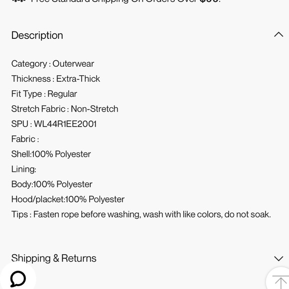 New with tag RAGLAN SLEEVE ZIPPER FRONT FURRY JACKET XS - Picture 5 of 7